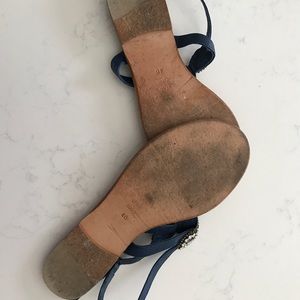 Antik Batik Shoes - Antik Batik Navy Jeweled thong sandals Antik Batik Shoes - Antik Batik Navy Jeweled thong sandals
